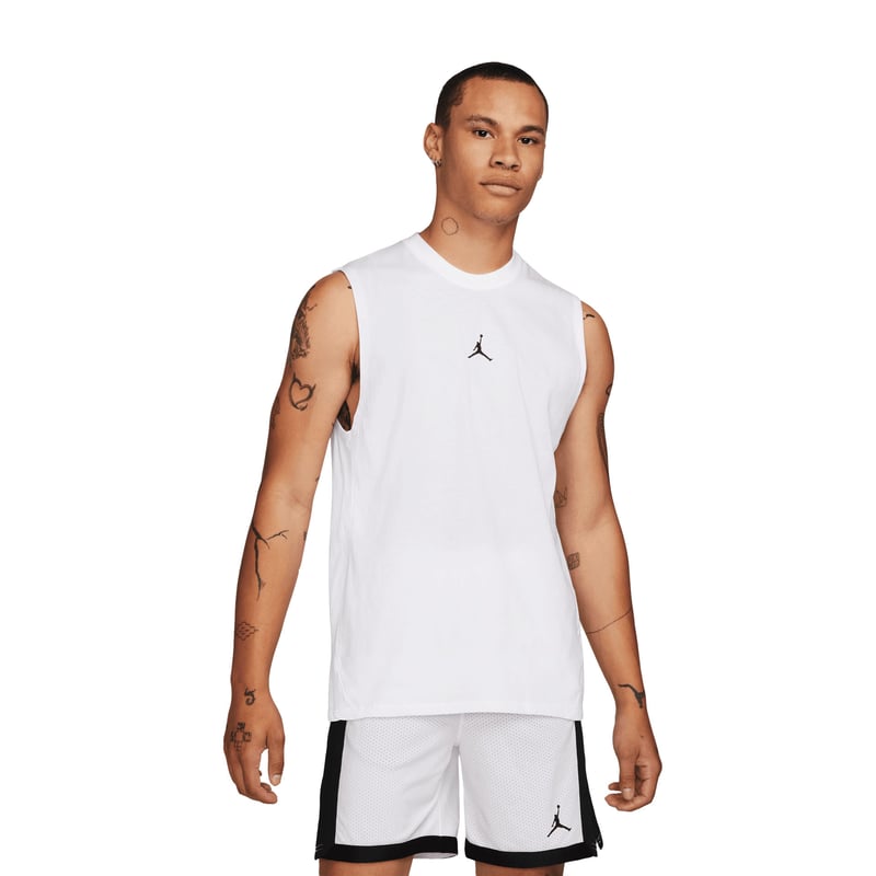 Jumpman Sleeveless Top "White"