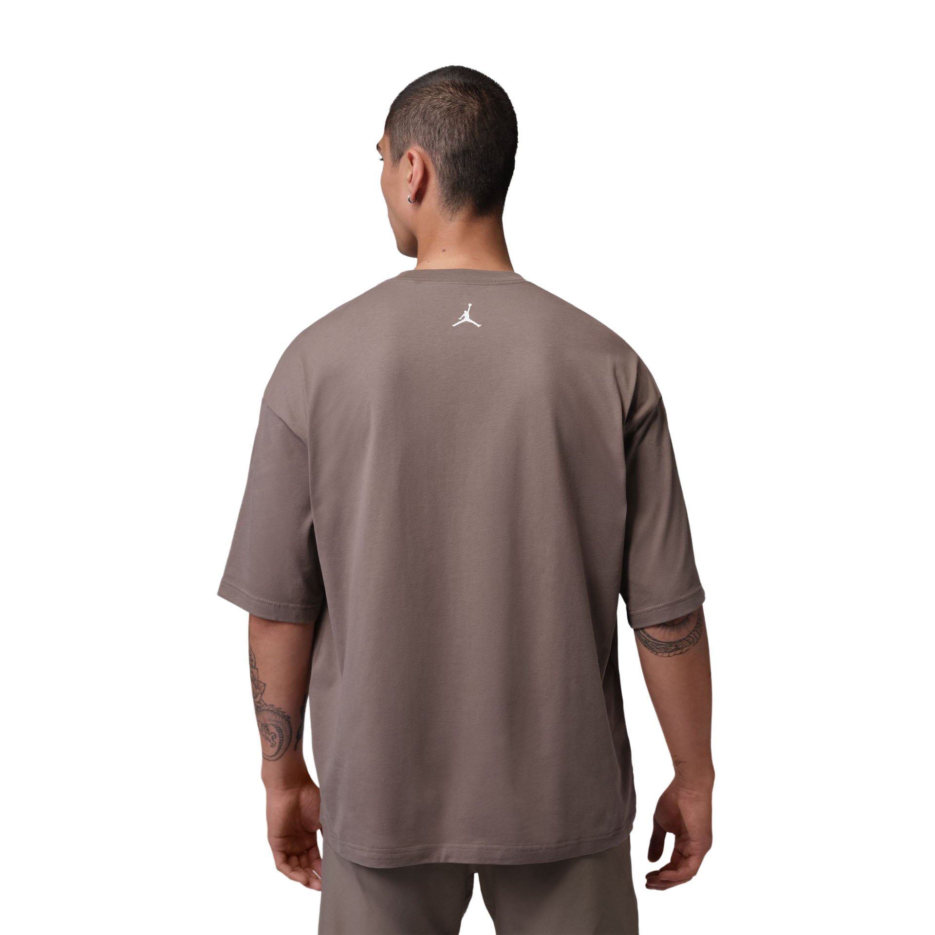 Sport Statement Face Tee "Olive Grey"