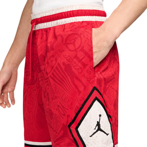 Sport AOP Diamond Short "University Red"