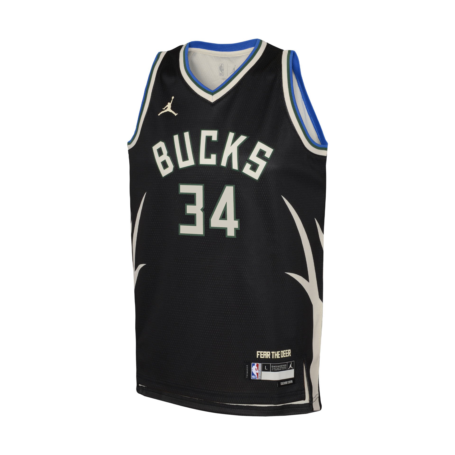 Milwaukee Bucks Statement Swingman Jersey "Antetokounmpo" Kids