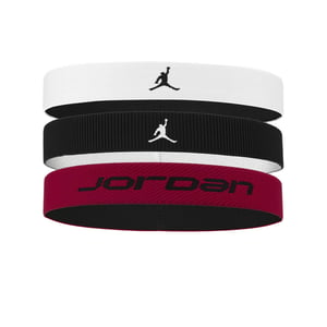 Jordan Wide Headbands 3PK "White"