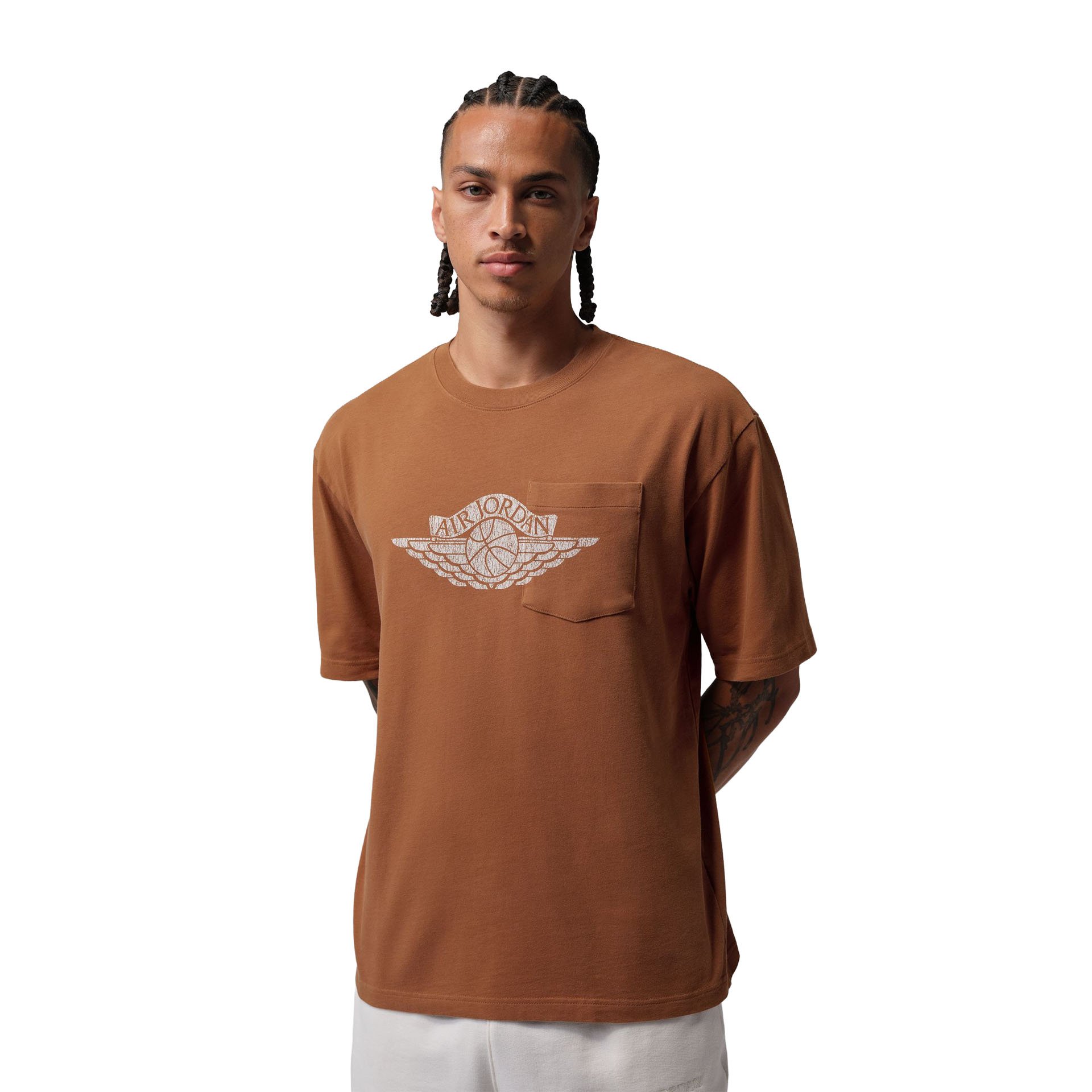 Flight Essential Pocket Tee "Shadow Brown"