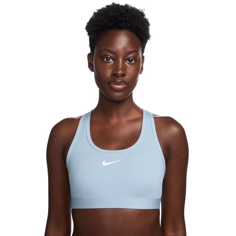Swoosh Med Sport Bra "Light Armory Blue"