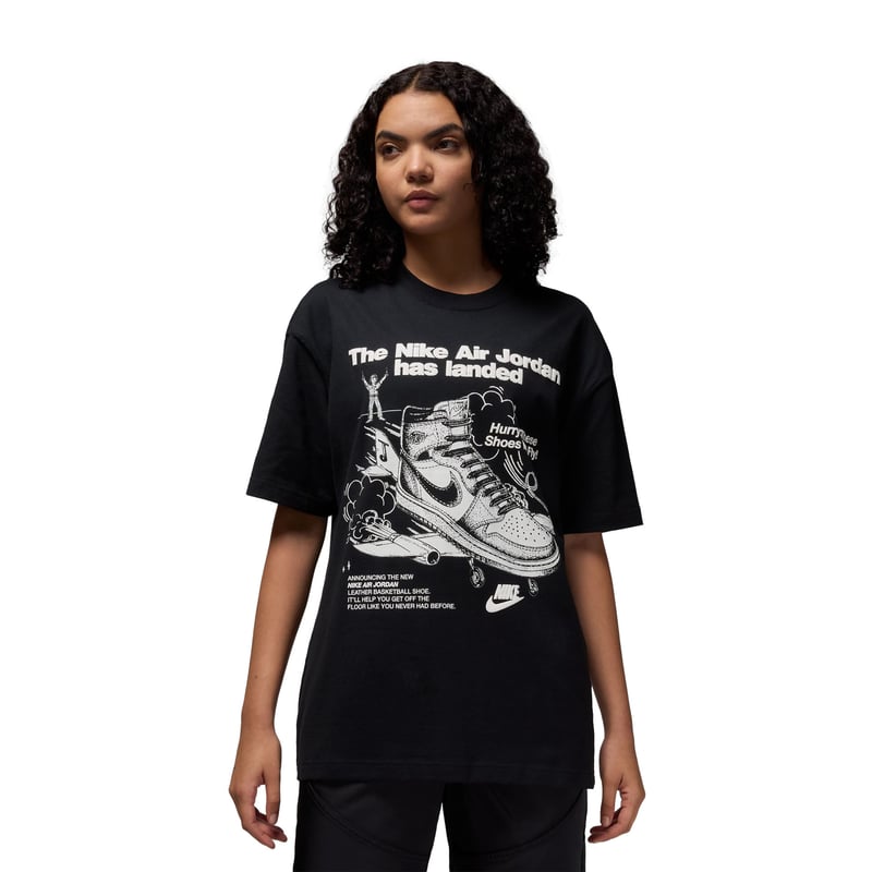 WMNS OS GFX Sneaker Tee "Black"