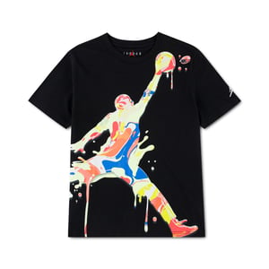 Splash Paint Spill Tee "Black" Kids