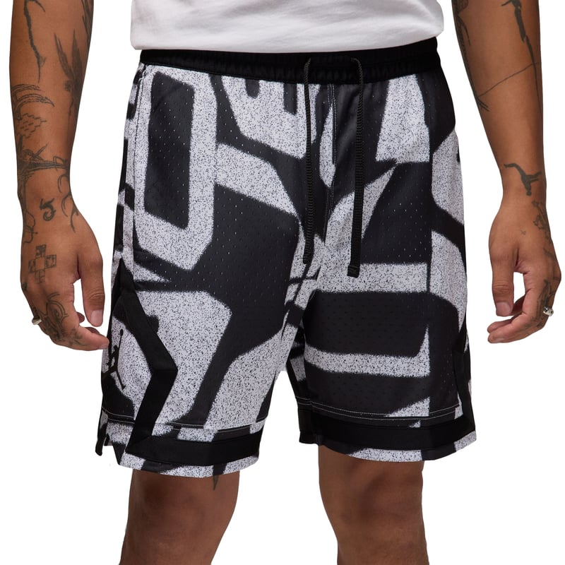 Sport AOP Diamond Short "Black White"