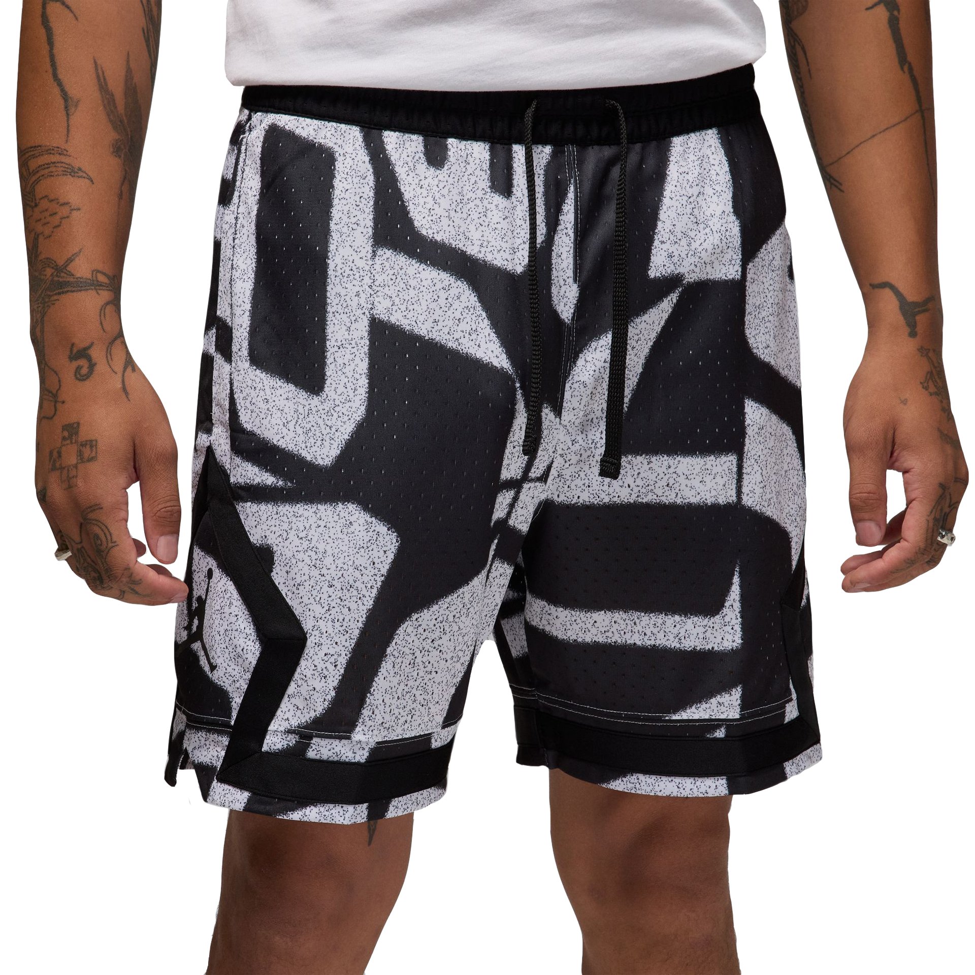Sport AOP Diamond Short "Black White"
