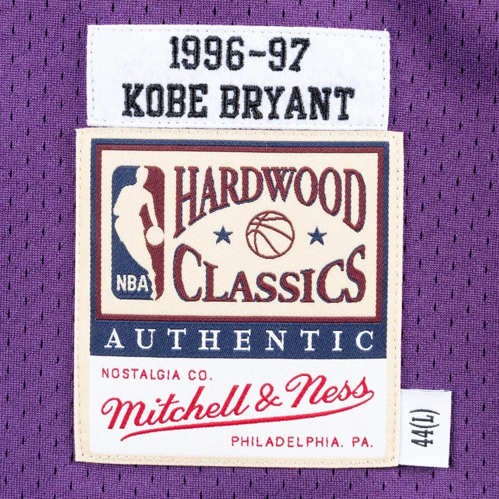Los Angeles Lakers Alternate Authentic Jersey 1996-97 "Bryant"