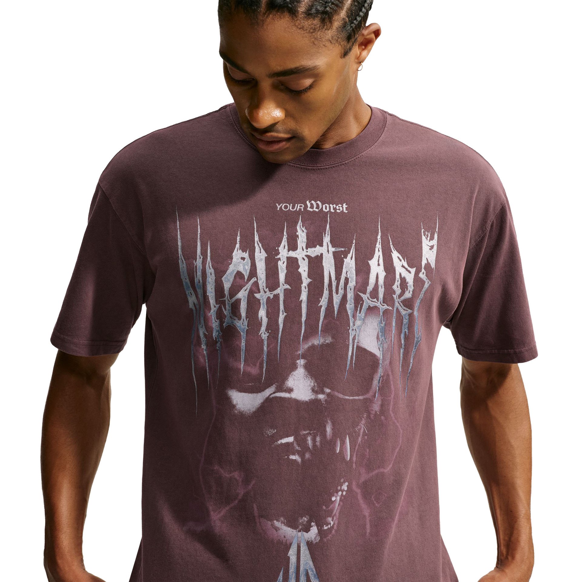 Ja Nightmare Tee "Burgundy Crush"