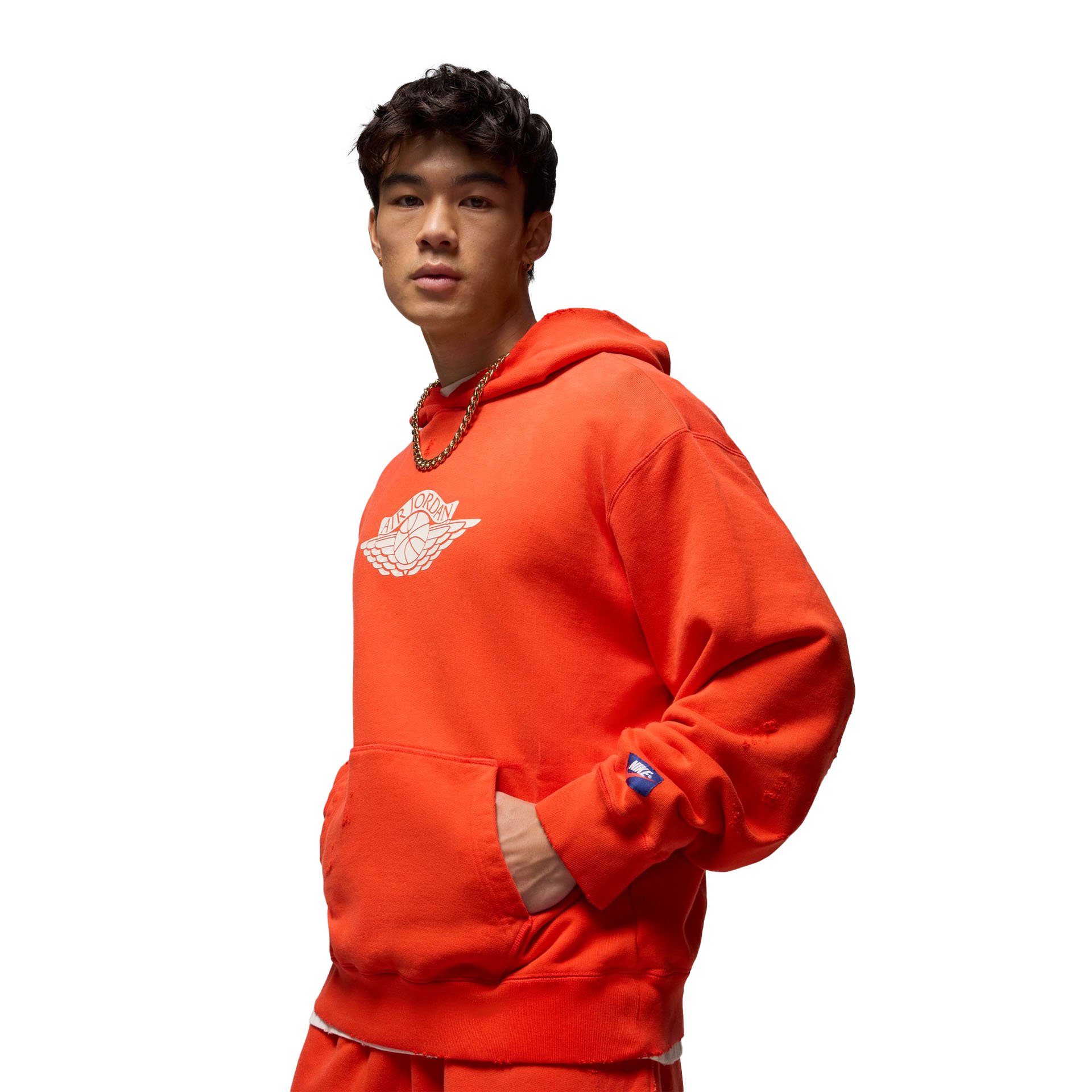 Rare Air Fleece PO Hoodie "Chile Red"