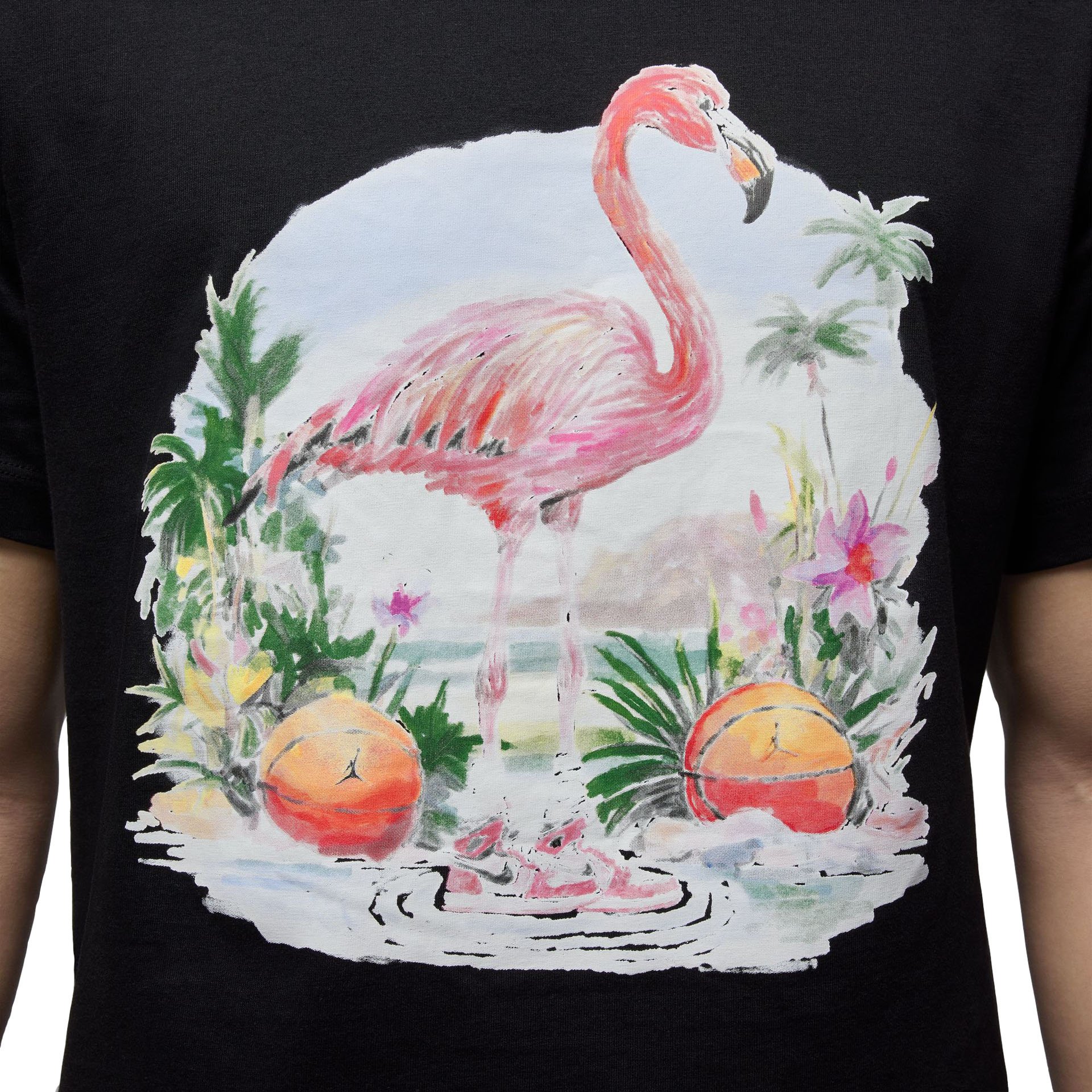 Flight Essential Flamingo Tee "Black"