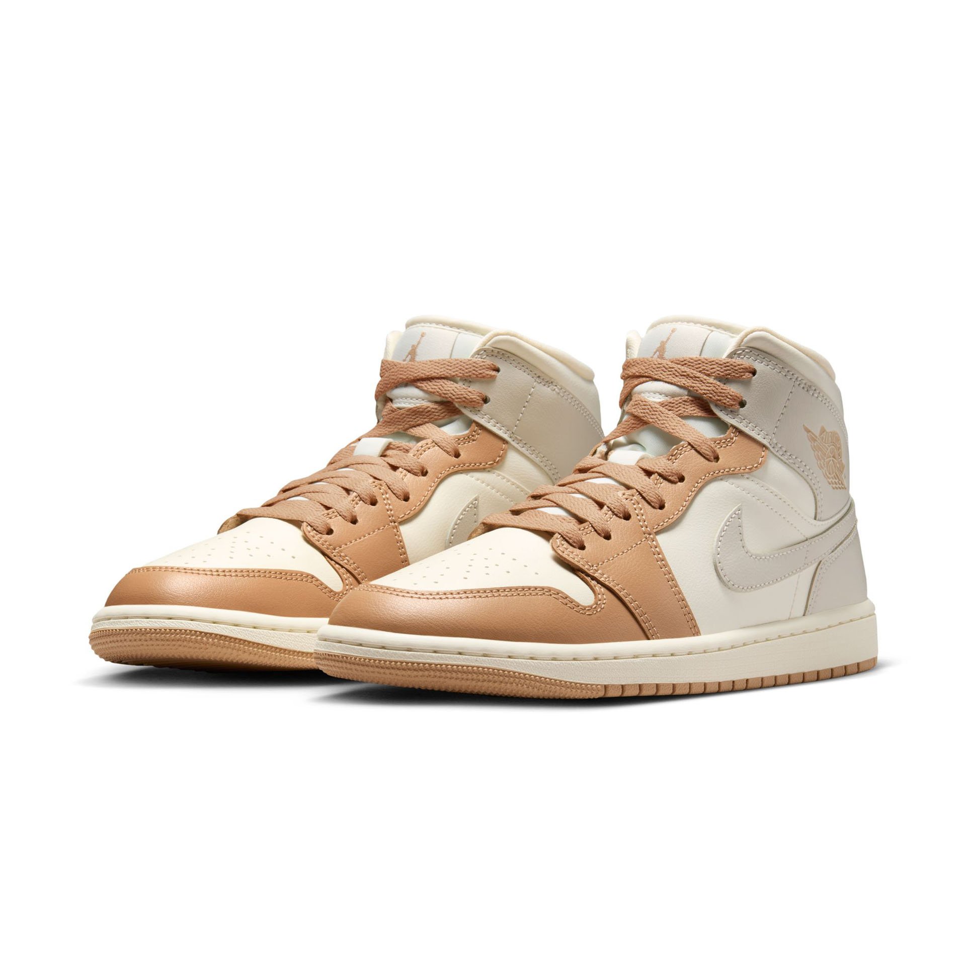 WMNS Air Jordan 1 Mid "Tan Toe"