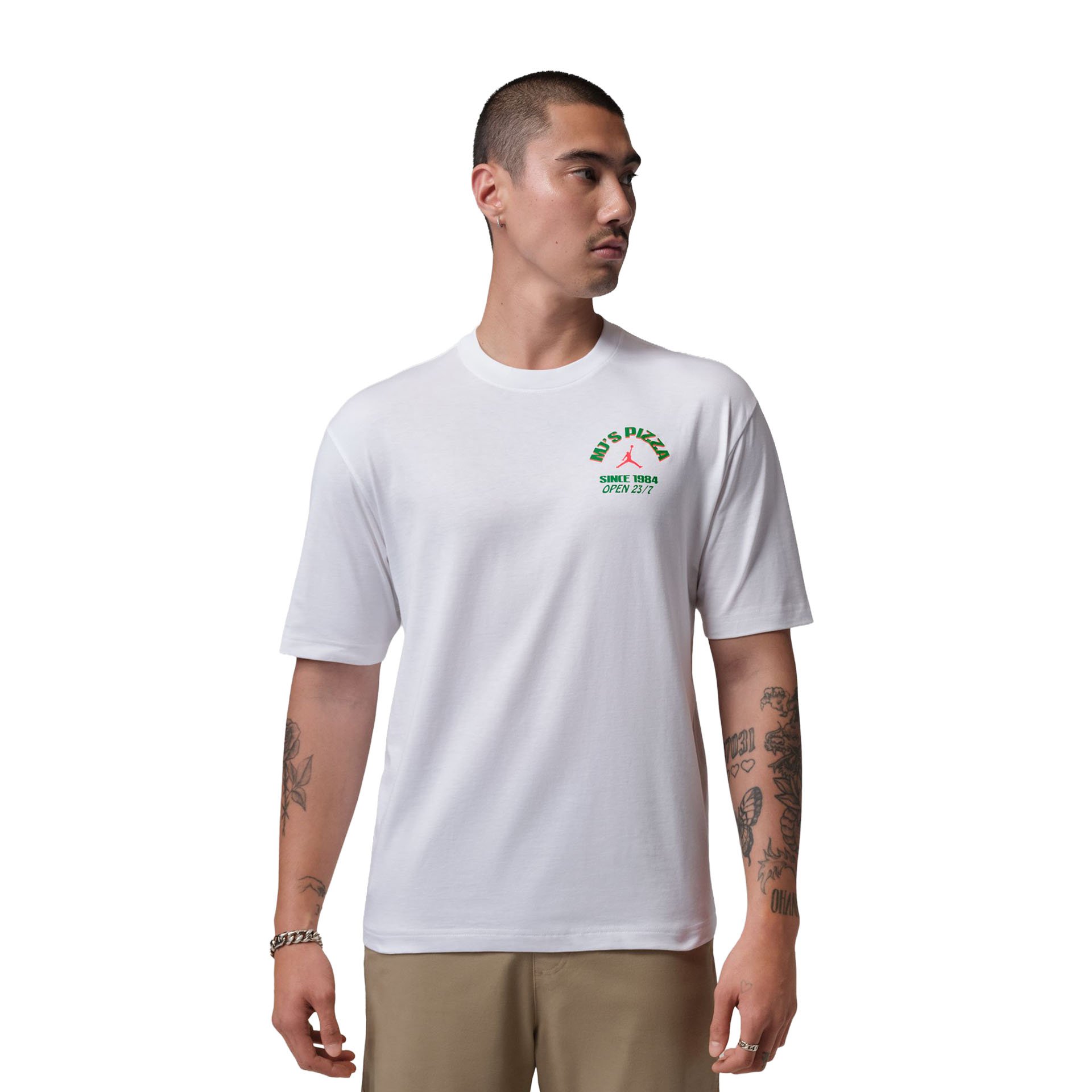 Pizza GFX Tee "White"