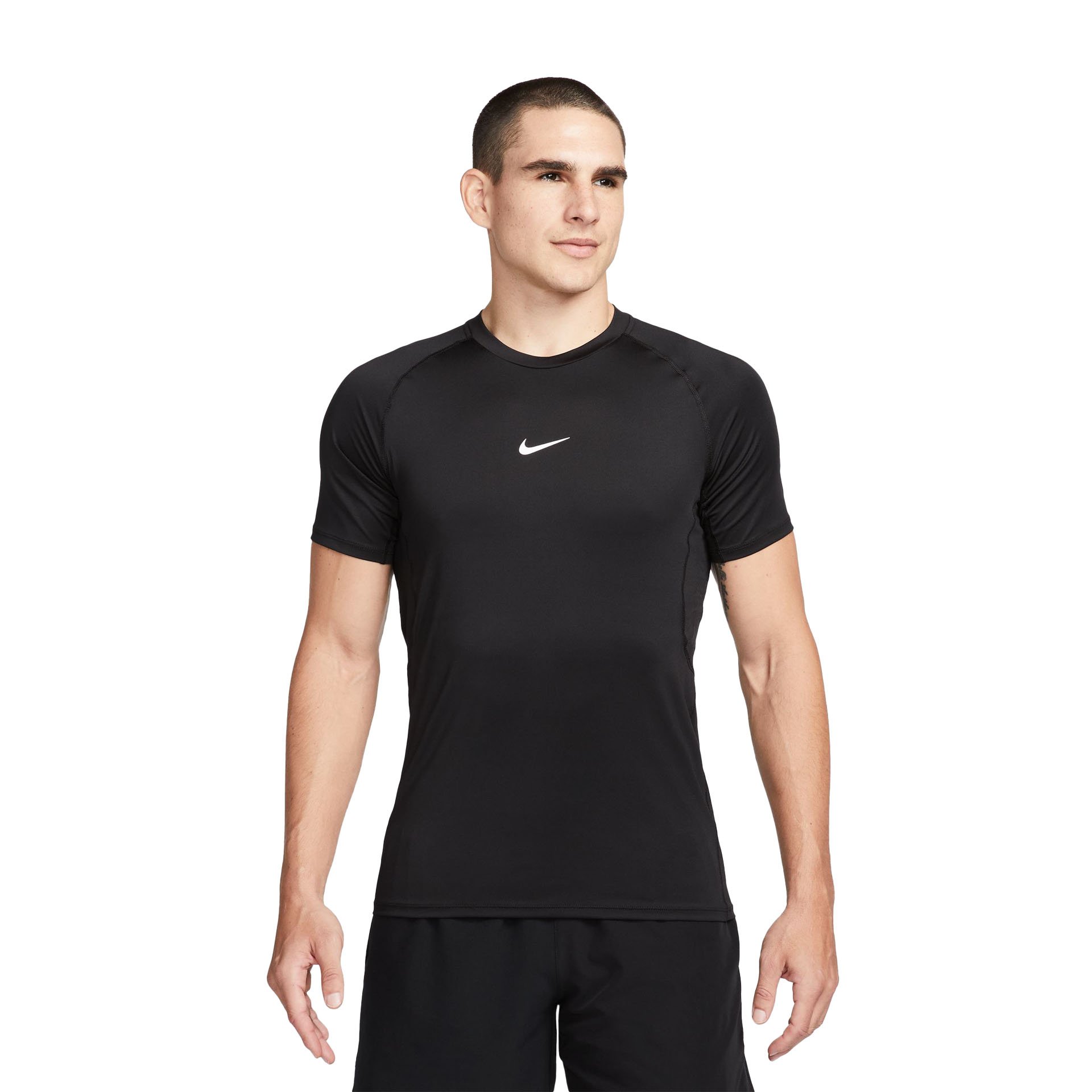 Nike Pro SS Slim Top "Black"