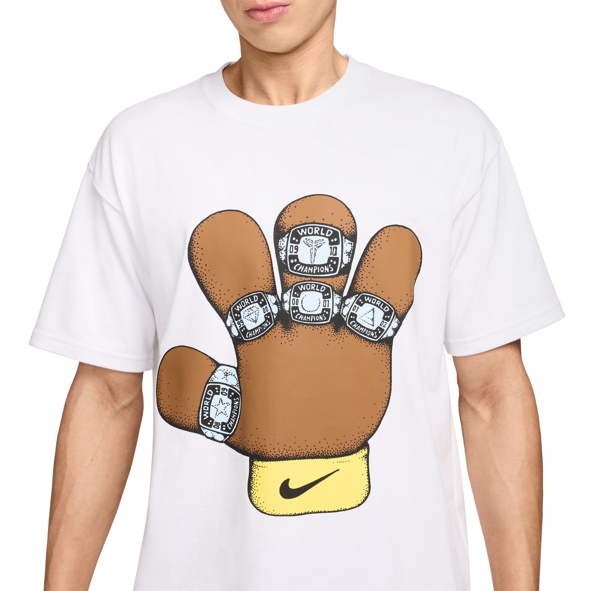 Kobe 5 Rings Tee "White"