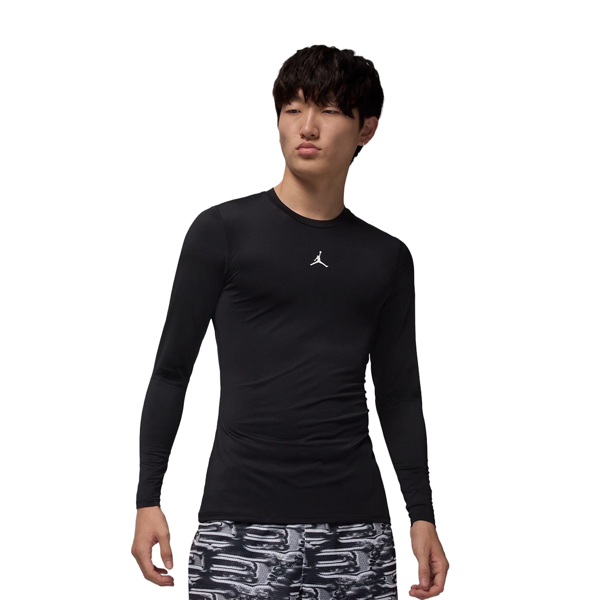 Sport Long Sleeve Baselayer Top "Black"
