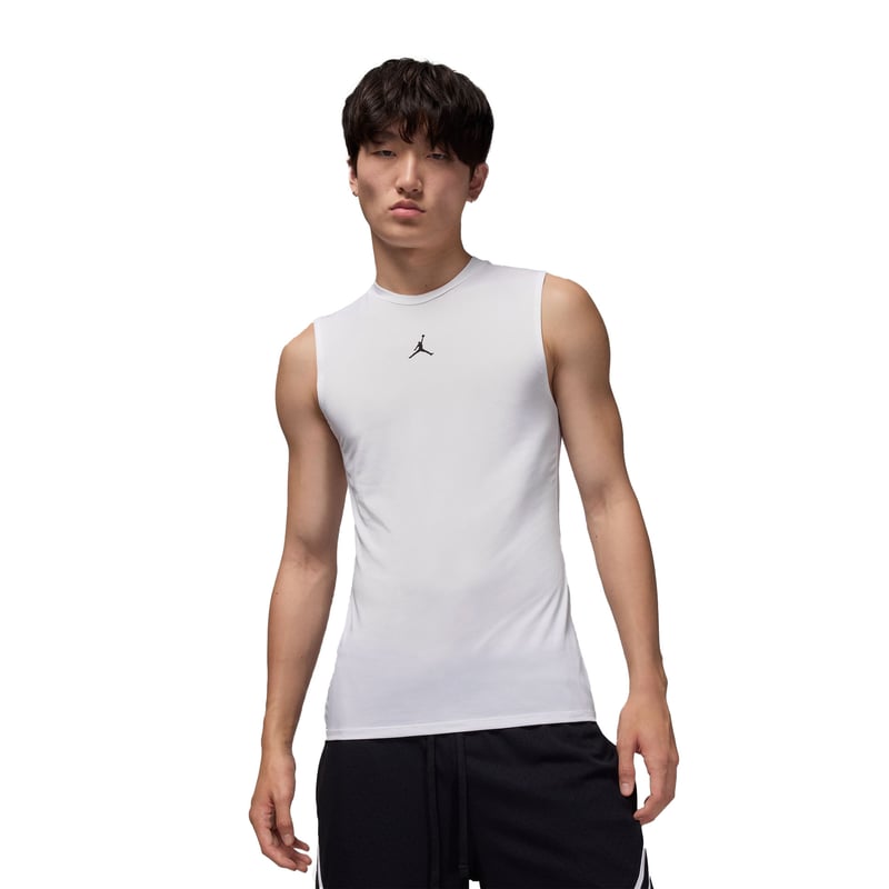 Sport Sleeveless Compression Top "White"
