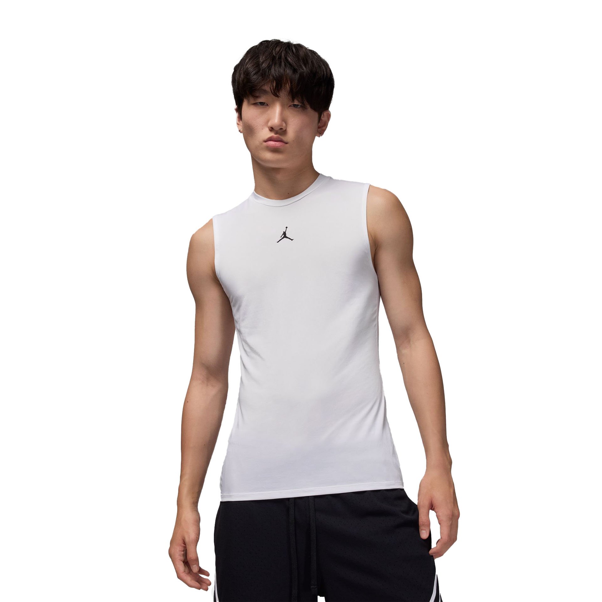 Sport Sleeveless Compression Top "White"