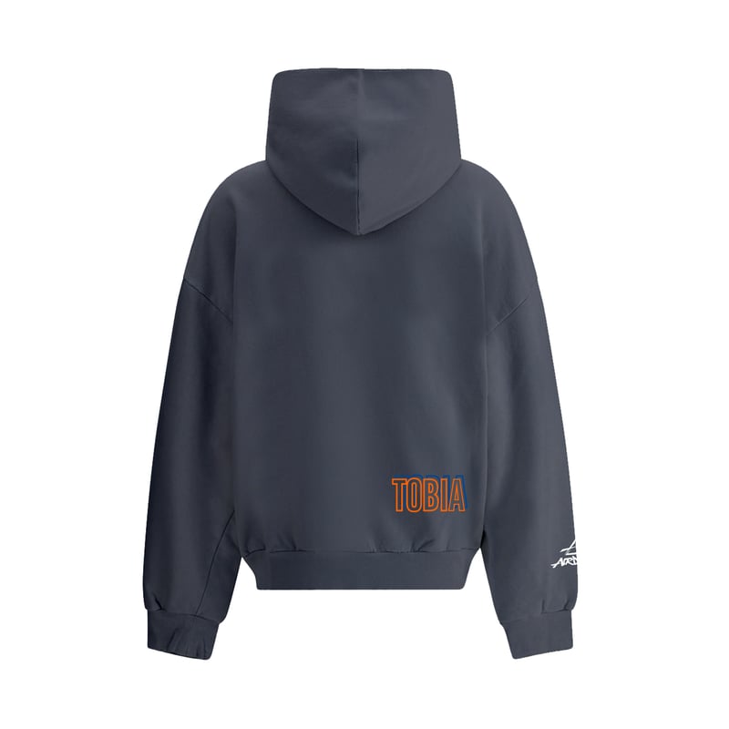 Tobia Outline Hoodie "Dark Grey" 2