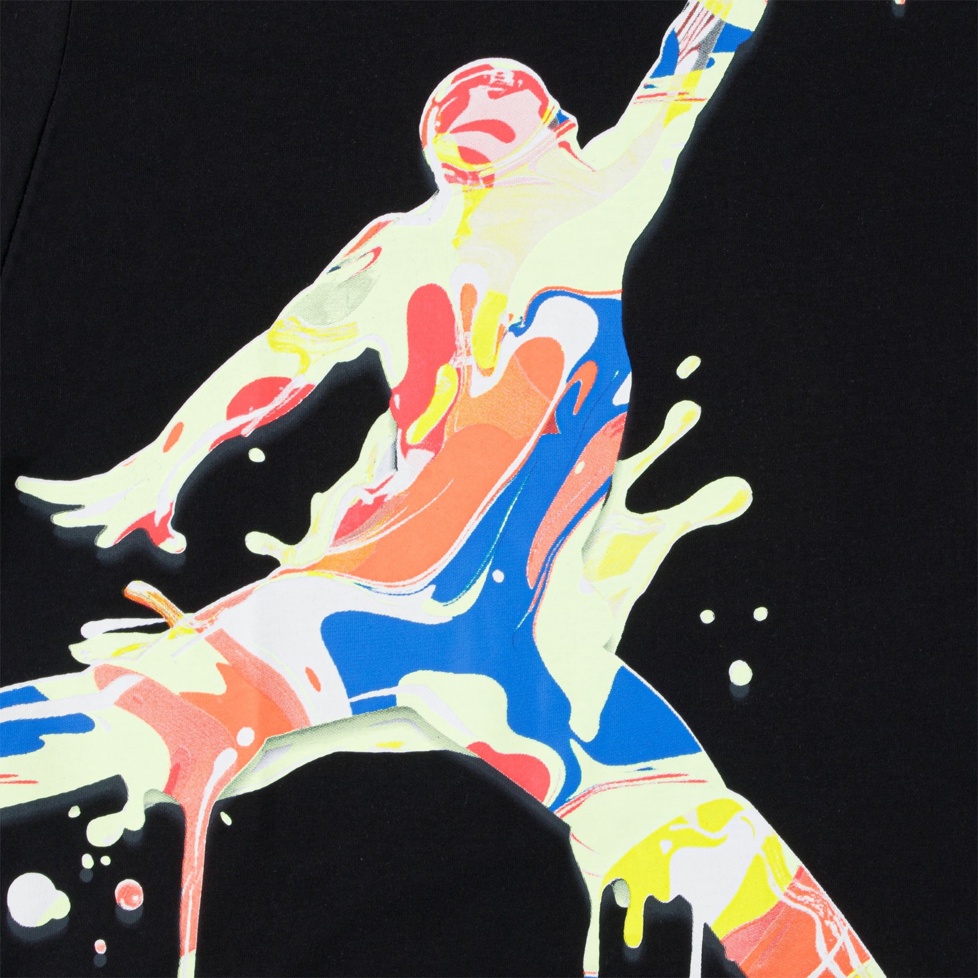 Splash Paint Spill Tee "Black" Kids