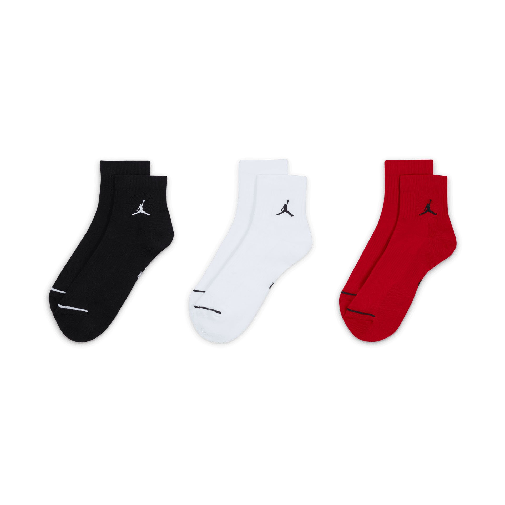 Jumpman Ankle Socks 3Pack "Red"