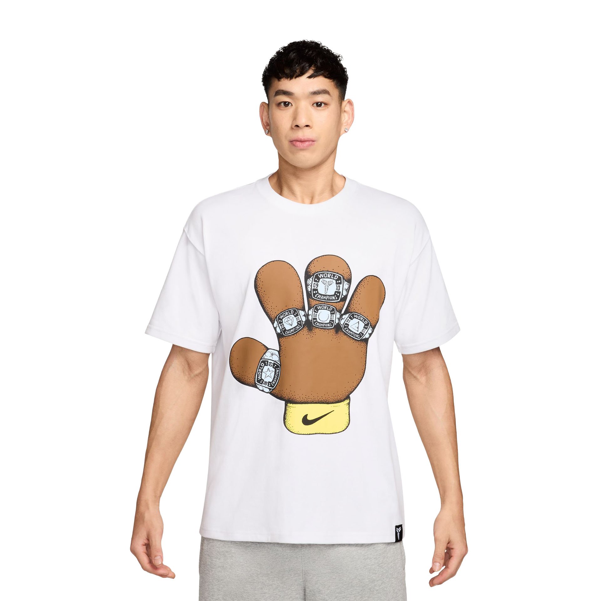 Kobe 5 Rings Tee "White"
