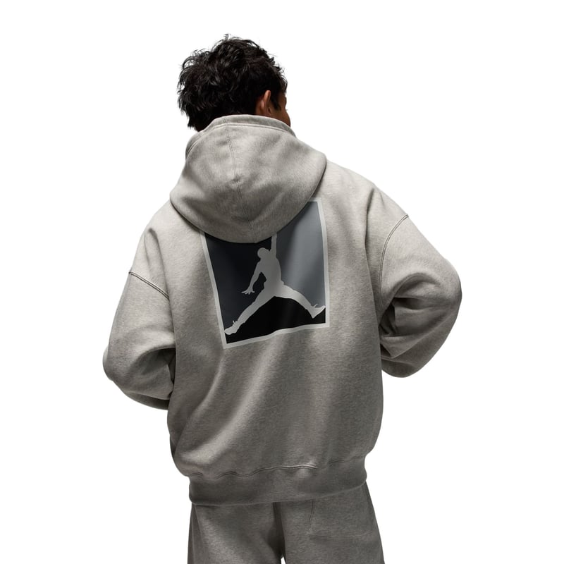 Brooklyn GFX PO Hoodie "Grey Heather" 2