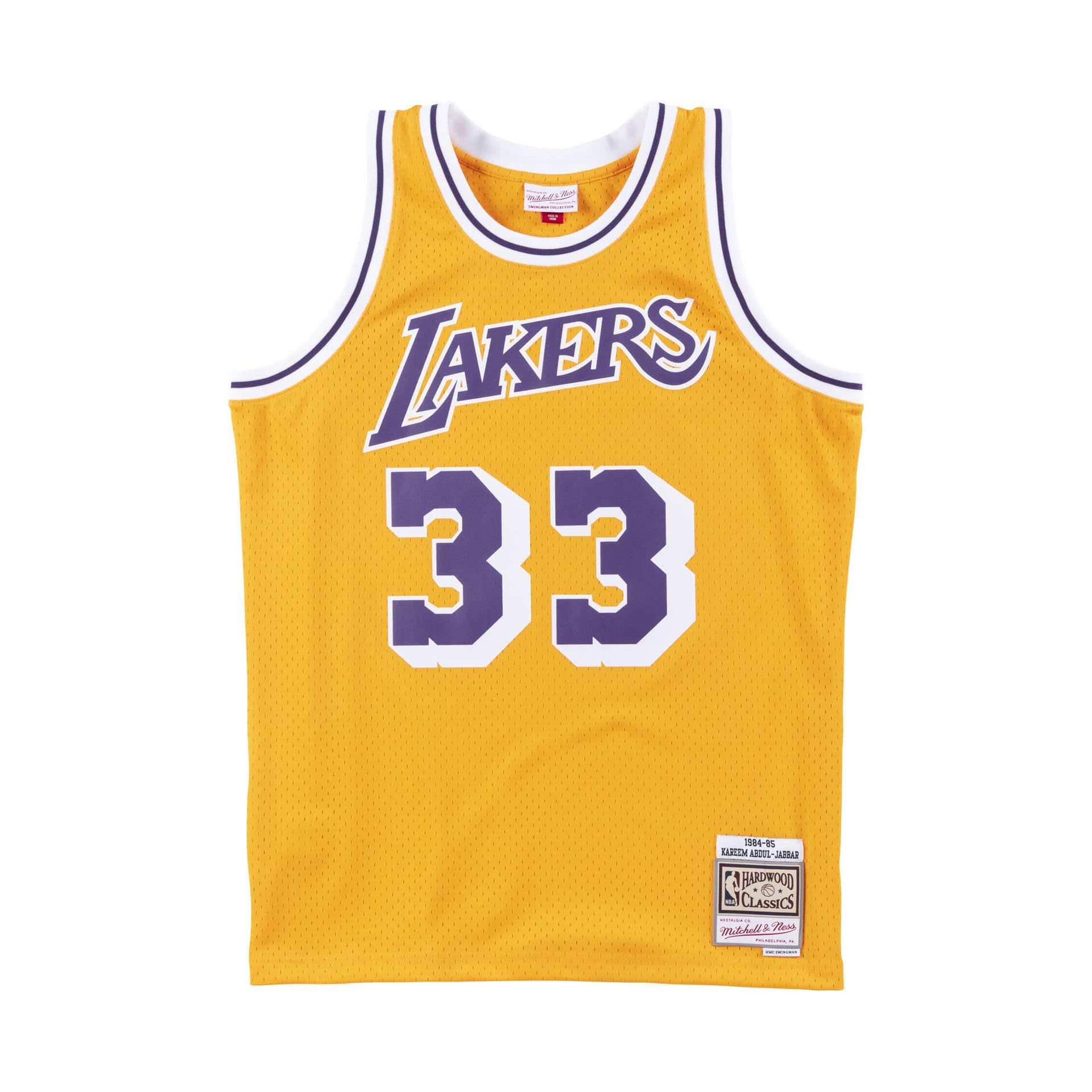 Los Angeles Lakers 1984 Away Swingman Jersey "Abdul-Jabbar"